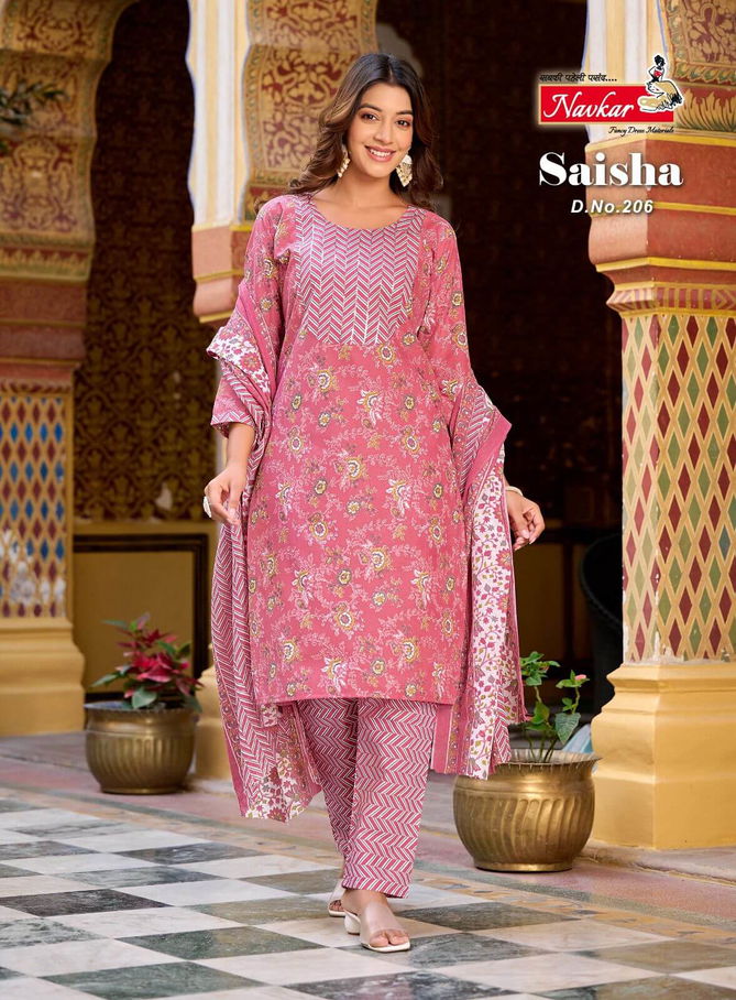 Saisha Vol 2 By Navkar Readymade Cotton Salwar Suits Catalog